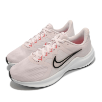 Nike 慢跑鞋 Downshifter 11 運動 女鞋 輕量 透氣 舒適 避震 路跑 健身 粉 白 CW3413-601