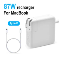 PD Fast Charger For Mac Book Charger 87W USB C Laptop Power Adapter For Macbook Pro M2 M1 Macbook Air iPad Pro 2020 2021 2022