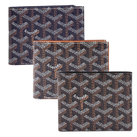 GOYARD VICTOIRE防水帆布Y字對開八卡夾(多色選)