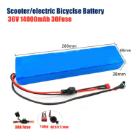 36V 14Ah Electric Bike Battery Pack 18650 Li-ion Battery 500W High Power and Capacity Fiido D2 D4s Motorcycle Electric Scooter