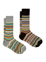 ถุงเท้าผู้ชาย รุ่น M1A-SOCK-J2PKM-1B สี Multi Color (Pack 2)