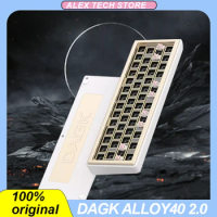 Dagk Alloy40 2.0 Mechanical Keyboard Kit Aluminum 3 Mode Wireless Bluetooth Rgb Customization 49keys Hot Swap Gasket Keyboard