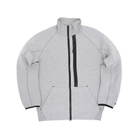 Nike 外套 NSW Tech Fleece OG Jacket 男款 灰 黑 修身 立領 經典 胸前口袋 FD0742-063