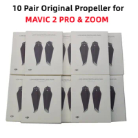 10 Pair Original for DJI Mavic 2 Pro /Zoom 8743 Propeller Part Noise Reduction Quick Release Blade for Mavic 2 Drone Accessories