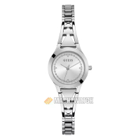 Guess Jam Tangan Wanita Guess Tessa GW0609L1 Ladies Silver Dial Stainless Steel Strap