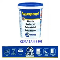 Aquaproof Warna Abu-Abu 1 Kg Cat Pelapis Waterproof Anti Bocor Rembes Transparan 001