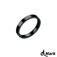 A MARK 鈦鋼戒指 素面戒指 光面戒指/經典素面純色3MM光面316L鈦鋼戒指(黑色)