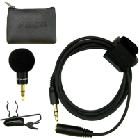 韓國製EDUTIGE超小型單指向性電容麥克風ETM-008(含防風罩 領夾音源延長線 mic收錄音micphone)