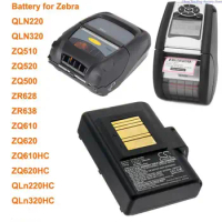 Cameron Sino 2200mAh/2600mAh/3400mAh Battery for Zebra QLN220,QLN320,ZQ510,ZQ520,ZQ500,ZR628,ZR638,ZQ610,ZQ620,QLn220HC