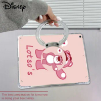 Disney Lotso New Kawaii IPad 9 Protective Case Cute Pink Ipad Air5 4 3 Hard Shell Mini4 5 6 Acrylic IPad 8 10 Anti Bend Cover