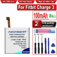 HSABAT 100mAh Battery for Fitbit Charge 3