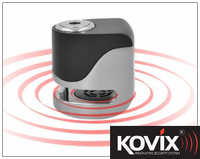 KOVIX KS6  不鏽鋼色  送原廠收納袋+提醒繩 偉士牌機車 VESPA 可用 德國鎖心警報碟煞鎖