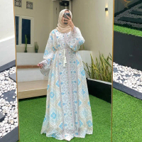Jalabiya Dress Aghnia - free belt - tanpa hijab