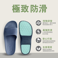 (e鞋院)台灣製伴佳家 全方位防滑拖鞋(買一雙就送一雙珊瑚絨暖冬保暖襪子(隨機出貨)
