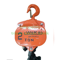 Takel 10 Ton x 10 meter Heavy Duty Weka Chain Block 10 Ton x 10 Meter
