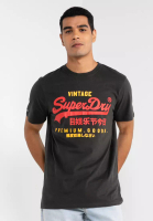 Superdry Classic Vintage Logo Heritage T- Shirt - Original &amp; Vintage