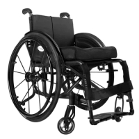 Portable ultra lightweight strong folding aluminum manual sport wheelchair for homecare