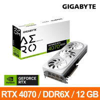 技嘉GIGABYTE RTX4070 SUPER AERO OC 12G 顯示卡