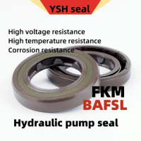 FKMHydraulic pump high-pressure oil seal 22*35*6mm/22X35X6mm BAFSL1F A10VSO18 excavator concrete seal ISO: 9001 2008