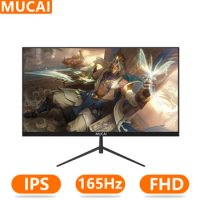 MUCAI 24 Inch Monitor 144Hz Gaming Computer Screen FHD 165Hz Desktop IPS Display PC Flat Panel HDMI-compatible/DP