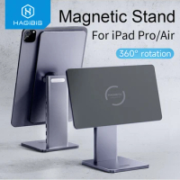 Hagibis Adjustable Magnetic Stand for iPad Pro 12.9 3rd/4th/5th/6th 11 Air 10th Tablet Holder 10.9 Rotation bracket USB C Hub