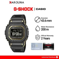 Jam Tangan Pria Casio G-Shock Full Metal GMW-BZ5000BD-1D Black Dial Black Stainless steel Band