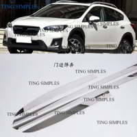 Car Styling Body Strip For Subaru XV GT3 GT7 2017 2018 2019 stainless steel Door Side Molding Garnish Trim Accessories