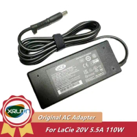 Genuine 20V 5.5A 110W ADS-110DL-19-1 200110E AC Adapter Charger For LaCie 2TB 1Big Dock SSD Pro 10TB