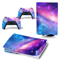 Sky Design For PS5 Disk Edition Skin Sticker For Sony PlayStation 5 Standard Disc Skins Decal Cover for PS5 Console Controllers