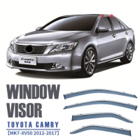 For Toyota CAMRY MK7 XV50 2012-2017 Window Visor Rain OR Shine Side Window Deflector Shades Ventvisor Strip