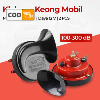 Klakson Keong Mobil Air Horn Truk 12 Volt 100-300 dB 2 PCS Suara Kencang Keras Mudah Dipasang