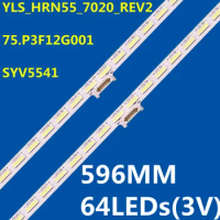 10PCS LED Backlight Strip For YLS_HRN55_7020_REV2 75.P3F12G001 KD-55X8500C KD-55X8505C KD-55X8507C KD-55X8508C KD-55X8509C