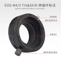 shift Tilt adapter ring for canon eos Lens To olympus Panasonic m43 GH4 gh5 GM1 gx7 GX9 gx85 g85 gf10 gf7 EM5 EM1 EM10 camera