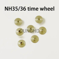 Watch movement accessories original suitable for SEIKO Seiko NH35 NH36 time wheel repair watch parts time wheel