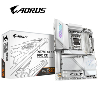 技嘉 X870E AORUS PRO ICE 主機板+AMD R7 9700X代理盒裝 8核 16緒 中央處理器