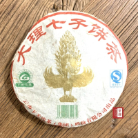 茶韻 普洱茶2006年下關特制茶品大理七子餅357g*1 茶葉禮盒(附專用收藏夾鏈袋x1.可提袋)