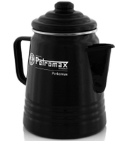 Petromax 琺瑯咖啡壺9杯份/咖啡濾壓壺/茶壺/水壺 黑 per-9-s