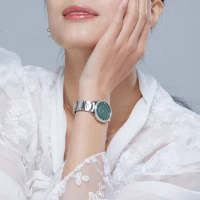 SEIKO Alba Quartz Watch For Women 3Bar Waterproof Starry Sky Small Diamond 4 Color Metal Strap Fashion Ladies Watches