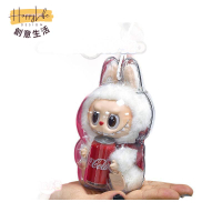 泡泡瑪特 Labubu拉布布 懶皮小獸LABUBU可樂快樂因子透明保護殼 保護背包掛飾[PP0517011]
