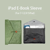 Vintage Envelope Style Sleeve Pouch Cover,Tyvek Paper Tablets Bag Case for iPad Mini6 8.3" iPad 9.7 10.2 10.5 Pro11 12.9 inch