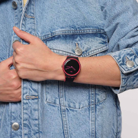 Swatch New Gent 原創系列手錶 MINIMAL LINE PINK 粉色極線 (41mm)