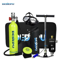 scuba diving equipment tank oxygen cylinder diving mini oxygen tank full mask full mask and diving mini oxygen tank