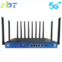 ZBT 5G Router SIM Card 5G NR NSA 3600Mbps WiFi Rate 2.4G 5.8G WIFI6 MESH Gigabit 4*LAN USB3.0 Openwrt 4T4R MU-MIMO Antenna