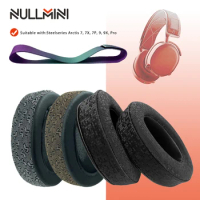 NullMini Replacement Earpads for Steelseries Arctis 7, 7X, 7P, 9, 9X, Pro Headphones Ear Cushion Cover Headband Headbeam