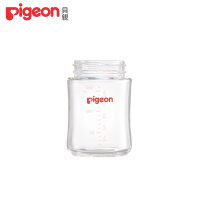 【Pigeon 貝親】第三代寬口玻璃奶瓶空瓶160ml(奶瓶空瓶 可替換)