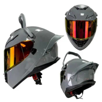 Dot Modular Motorcycle Blue tooth Helmet Full Face Dual Visor Flip Up Moto f1 airsoft auto darkening welding helmet