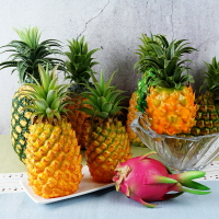 仿真菠蘿塑料鳳梨假水果模型櫥柜擺設裝飾品靜物寫生攝影道具擺件