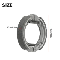 Durable Spring Brake Shoes Rear Weel Drum HighQuality Metal Repair Kit Replacement Electric Bicycle Fit 8 Inch Brushless Motor