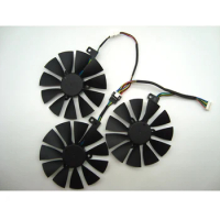 FreeShipping T129215SH /T129215SL 12V 0.30A Fan size 87mm 3holes For ASUS ROG-STRIX-RTX 2070-O8G-GAMING Graphic Card Cooling Fan