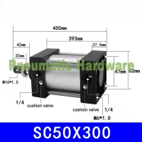 SC50X300 SC 50X300 SC50-300 SC 50-300 SC50*300 Pnuematic Standard cylinder KF60
